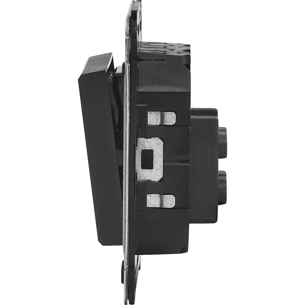 Инвертор встраиваемый DKC Avanti 1 клавиша цвет черный матовый STLM-2112206 - Вид №3