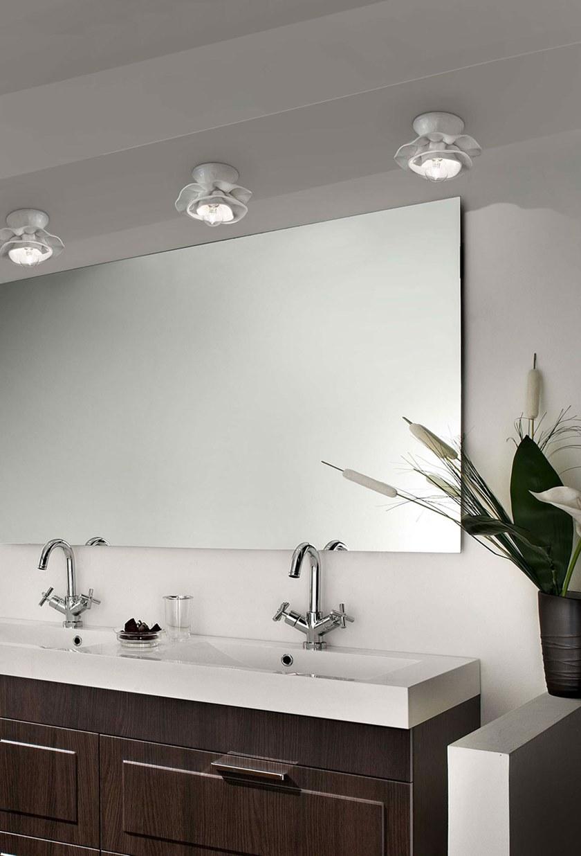 FERROLUCE Круглый керамический потолочный светильник Lecco C1285/6 - Вид №2