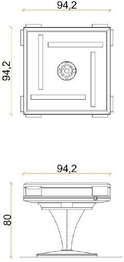 Vismara Design Стол для маджонга Luxury entertainment sun-id-1395027 - Вид №3
