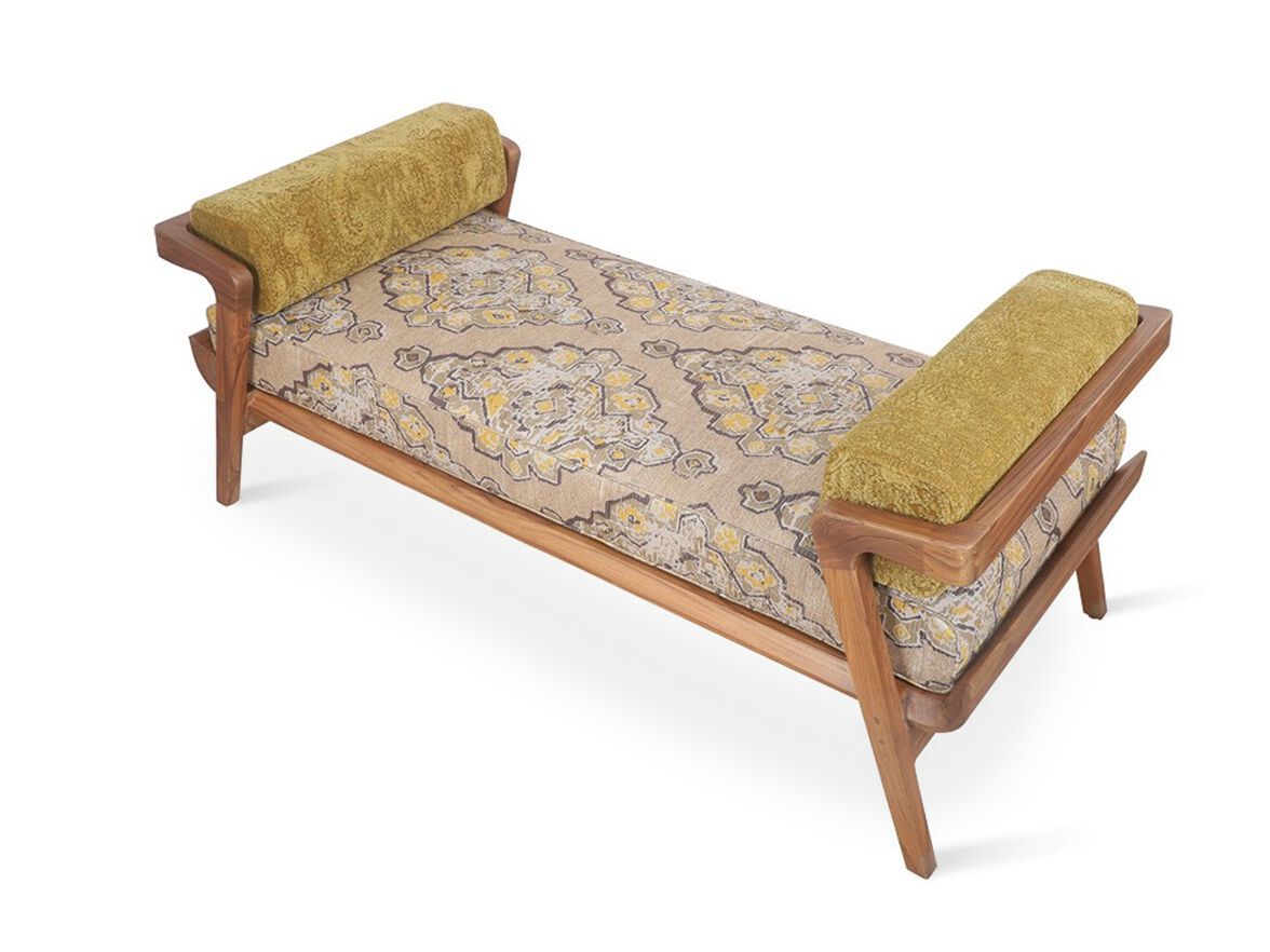 Спальная кровать из тикового дерева Alankaram YASSI ARCH-00119577 - Вид №4