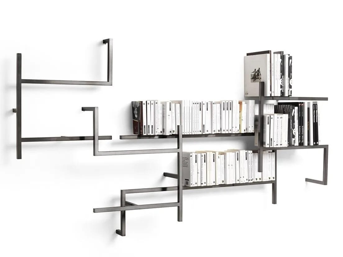 Железный секционный настенный книжный шкаф Mogg ANTOLOGIA ARCH-00068868