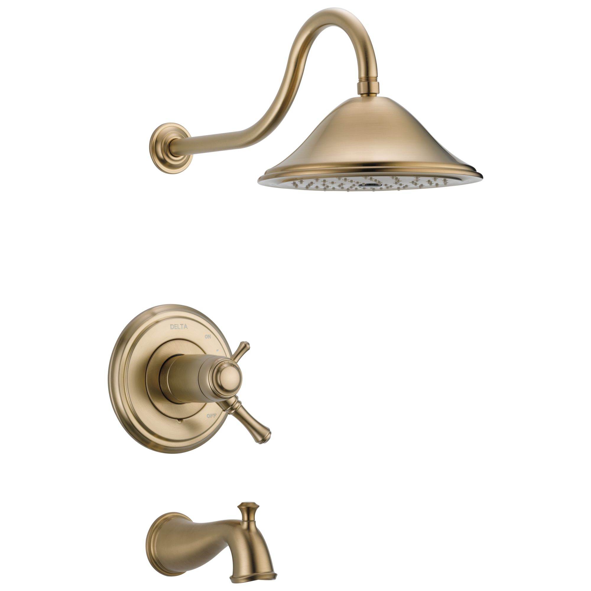 T17T497-CZ Для ванны и душа TempAssure® серии 17T Delta Faucet Cassidy Шампанское бронза 