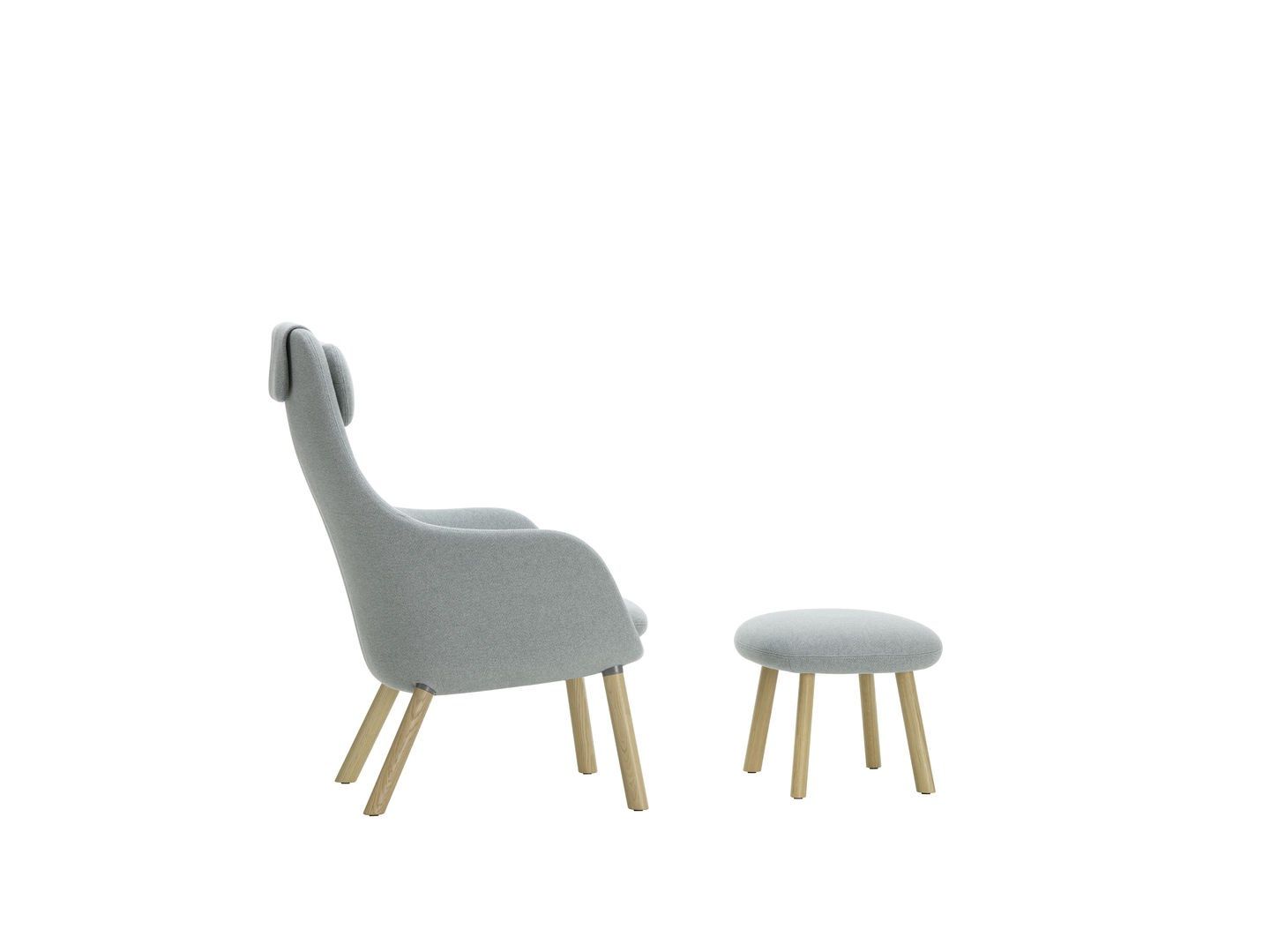 Тканевое кресло с подголовником VITRA HAL Lounge ARCH-00081015 - Вид №40