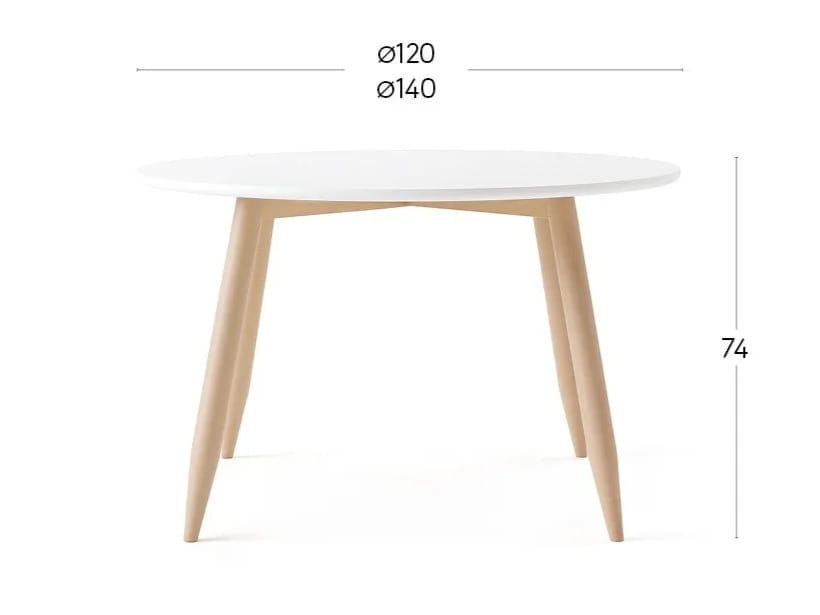 Круглый обеденный стол Billiani Spy ARCH-00011770 - Вид №2