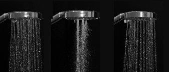 Душевой набор - шланг 150 см, душевая лейка Flat M (3 функции), держатель 903.00 Ravak X07S006 - Вид №4