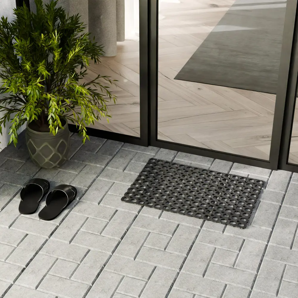 Коврик грязезащитный каучук 1.2x40x60 см VORTEX STLM-2003542