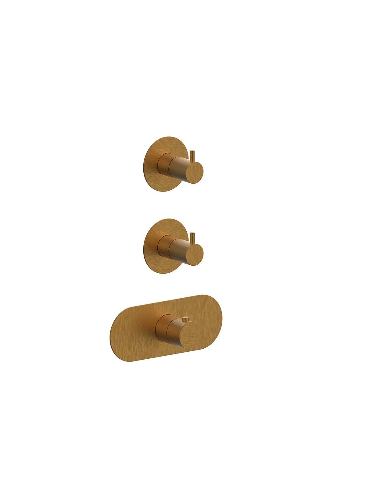 Термостатический смеситель для душа с 3 отверстиями Rubinetterie Frattini отдельная эстетика ARCH-00075862 - Вид №9