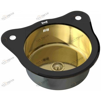 Zorg GL 510 Black Bronze Мойка кухонная круглая Zorg 