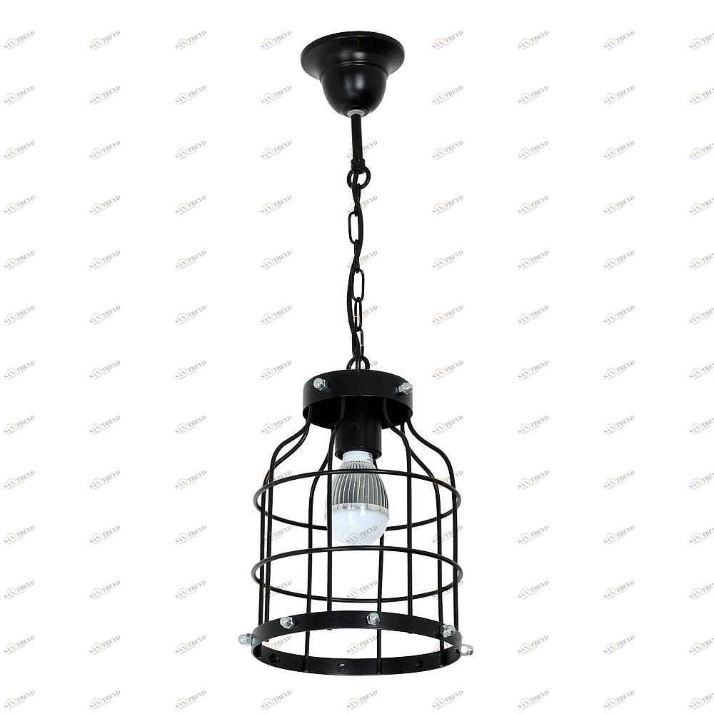 Подвесной светильник Luminex Single 7283 LUMINEX SINGLE 196110 Черный 