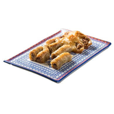 Пахлава Ассорти грецкий орех и сливочная начинка Oriental Sweets 100 г Santreyd 21329 - Вид №1