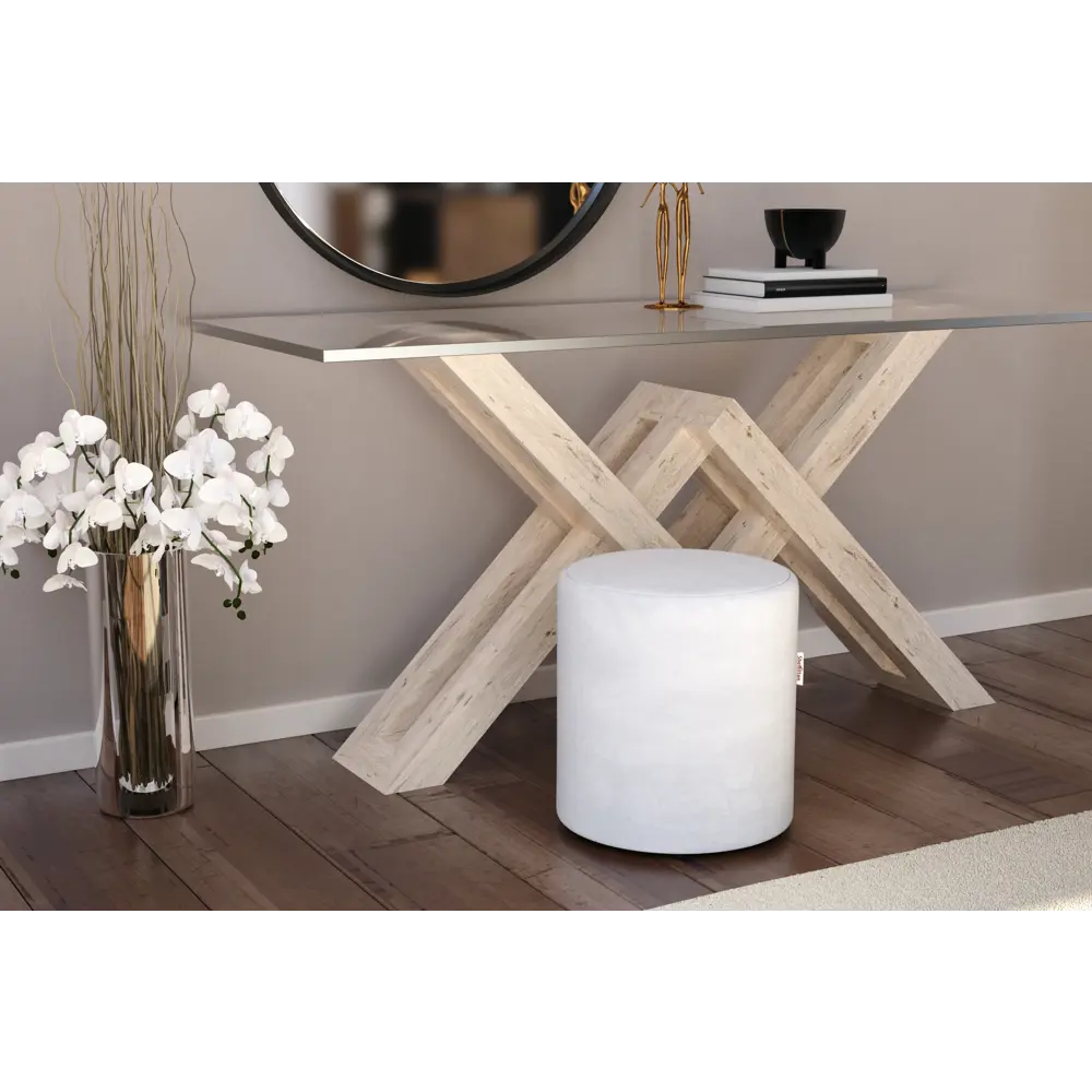 Банкетка полиэстер Sheffilton SHT-B12 серая 38x35.5 см STLM-2051240 - Вид №4