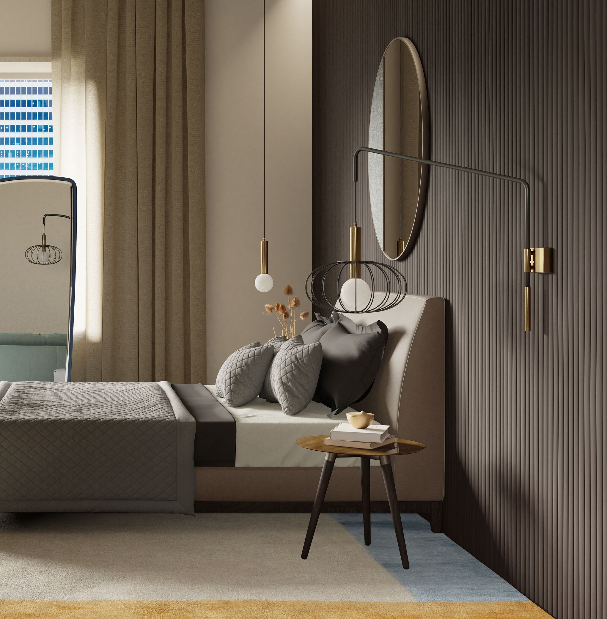 Круглый мраморный журнальный столик Borzalino LIGHT ARCH-00084350 - Вид №4