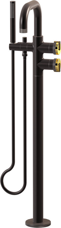 E-11557-R1AU-L1VBB-GM Смеситель напольный отдельностоящий (внешняя часть) GRAFF MOD+