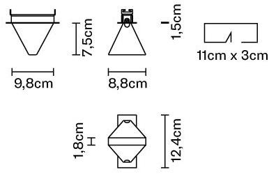 Fabbian Светодиодный потолочный светильник Crystal Tripla sun-id-1376814 - Вид №4
