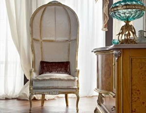 Modenese Gastone Кресло из ткани с высокой спинкой Casanova