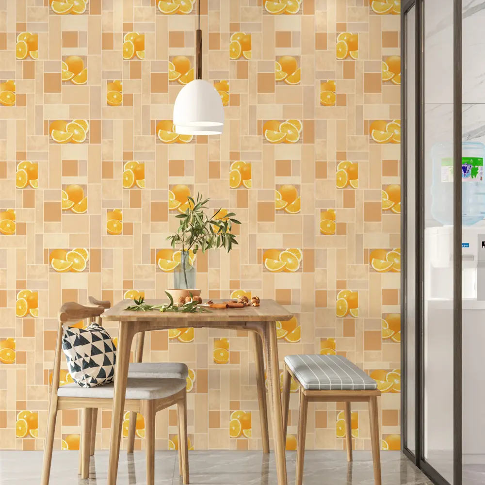 Обои виниловые Аспект Ру Цитрус оранжевые 0.53 м 10103-23 STLM-2100999 - Вид №2