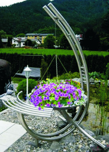 GAL1.01-VO.CG ГАЛАКТИКА 1, цветочница вертикального озеленения с термо-чашами LAB.Space