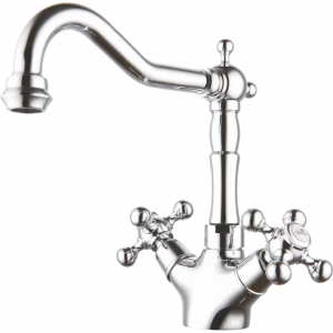 GZ 09012 Смеситель для кухни двухвентильный Ganzer Хром