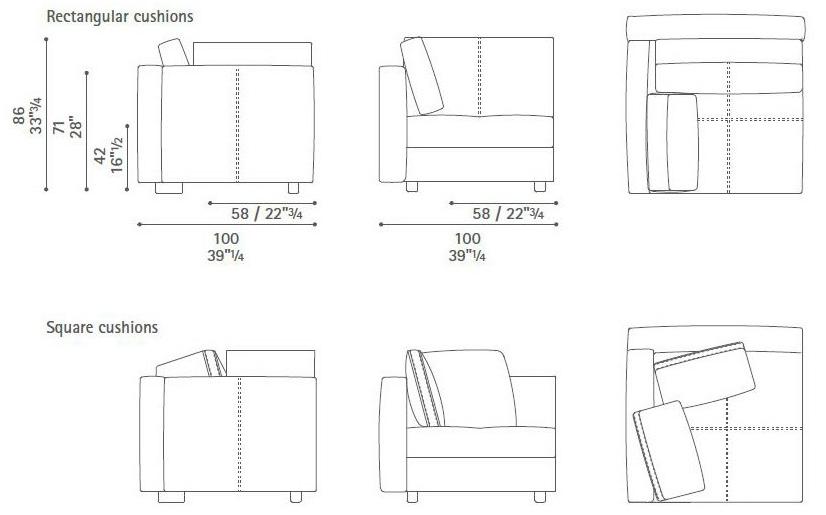 Poltrona Frau Модульный диван La collezione - divani e poltrone sun-id-1459157 - Вид №29