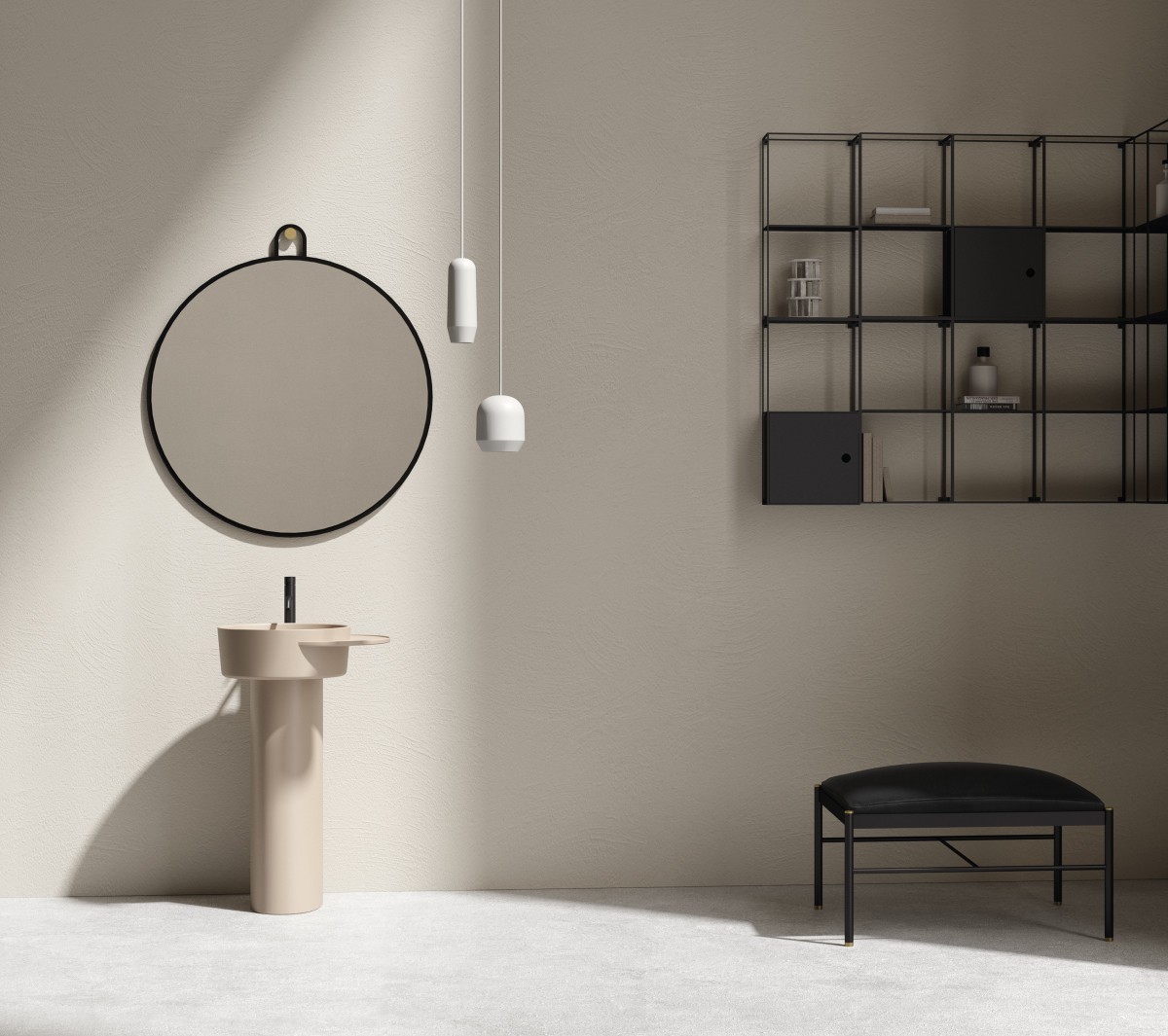 EXCONSTONDPLAT/LP Напольная раковина стоящая прямоугольная Ex.T Plateau - Вид №5