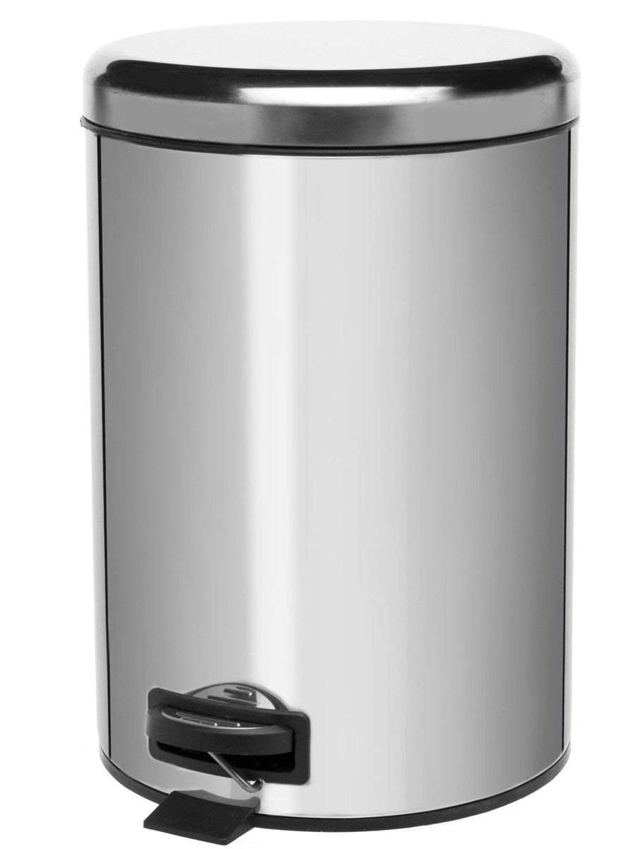 Вёдра с педалью и крышкой Pavo 12L Chrome NAVAKO 11528