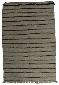 AFOLKI Прямоугольный коврик из шерсти в полоску Beni ourain Taa1131be
