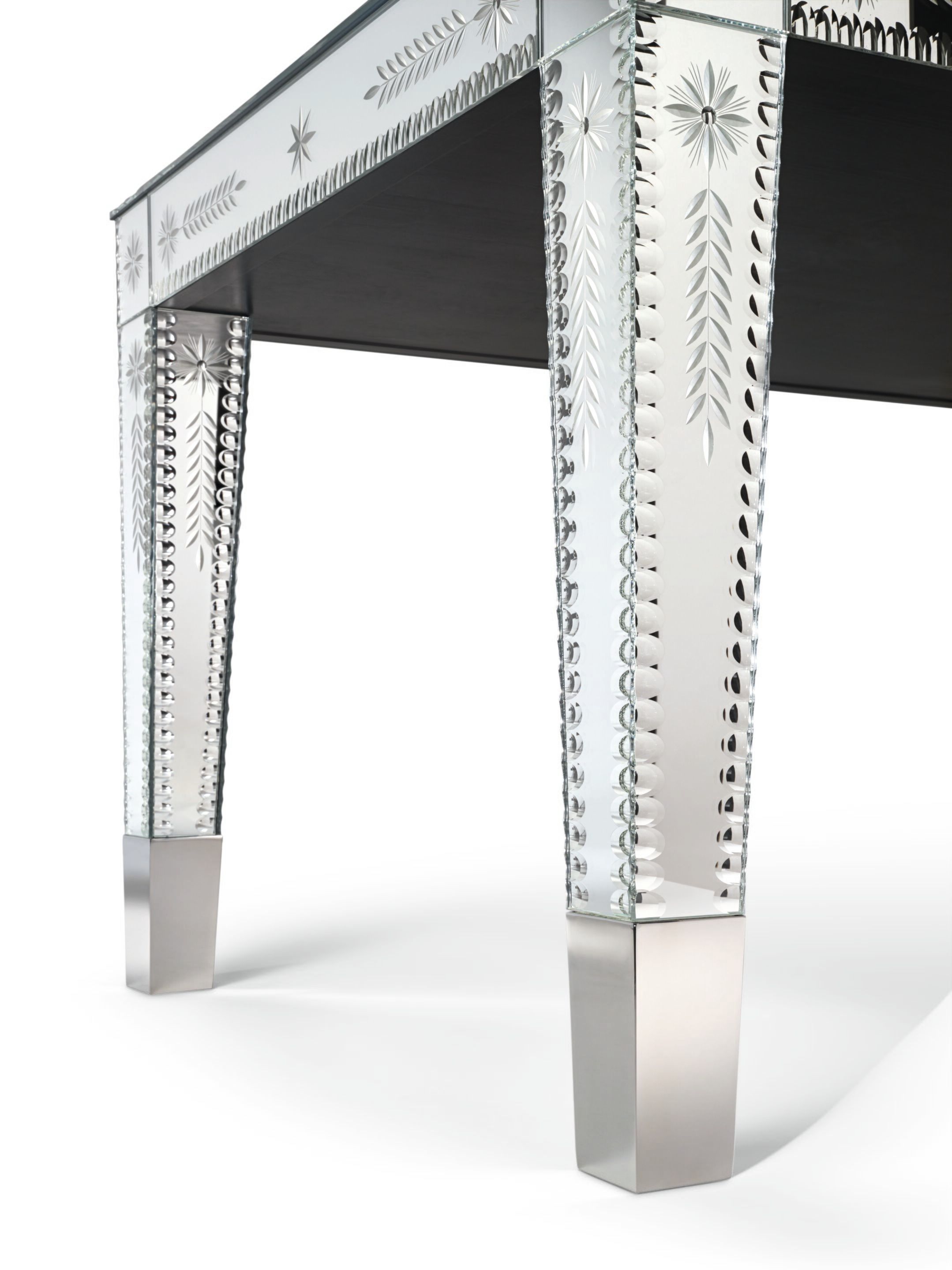 Прямоугольный стол из дерева и стекла ARTE VENEZIANA TIMELESS ARCH-00084341 - Вид №2