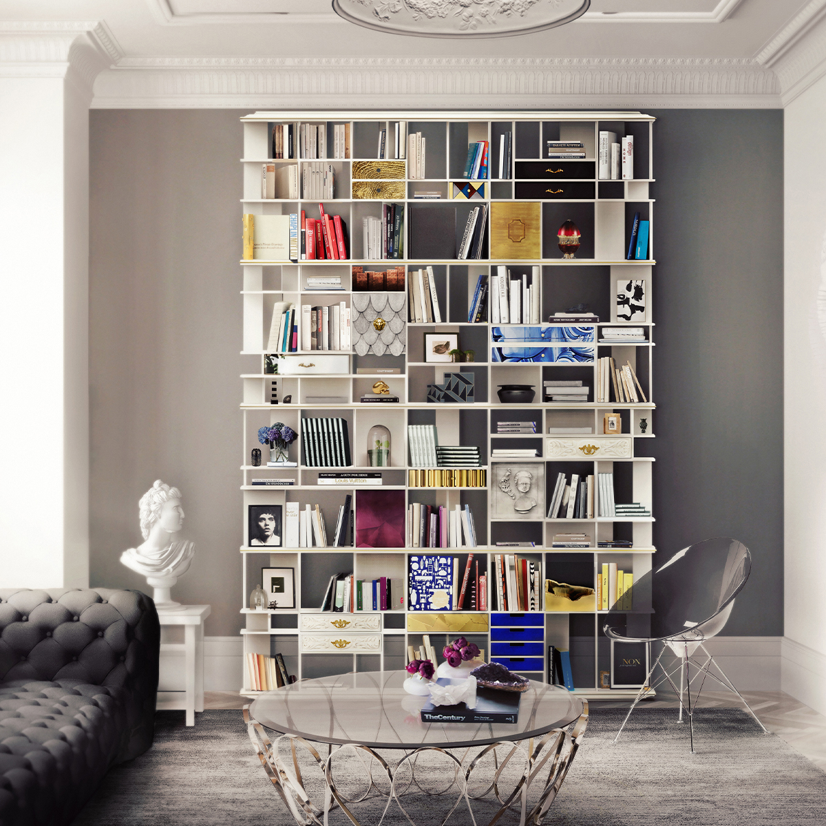 Книжные шкафы Coleccionista Bookcase Covethouse BOCA DO LOBO  - Вид №1