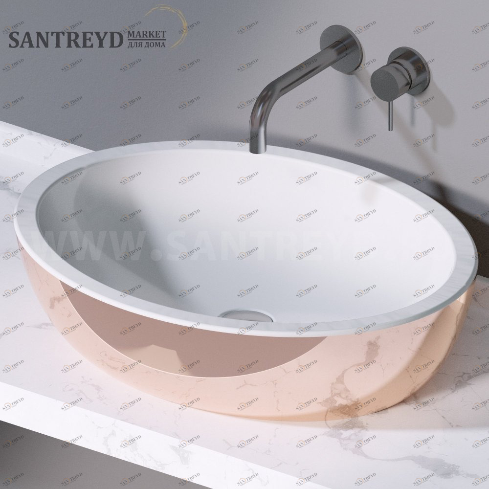 L280257 Накладная раковина на столешницу  овальная A. e T. Italia AeT ITALIA 