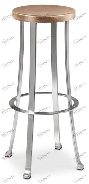 Cantori Табурет металлический с деревянным сиденьем и подставкой для ног sun-id-1425866