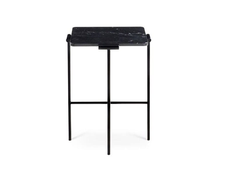 Высокий квадратный мраморный журнальный столик ROCHE BOBOIS CROQUET ARCH-00083665 - Вид №1