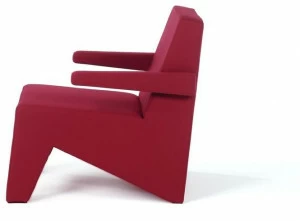 Moca Кресло из ткани с подлокотниками Cubic