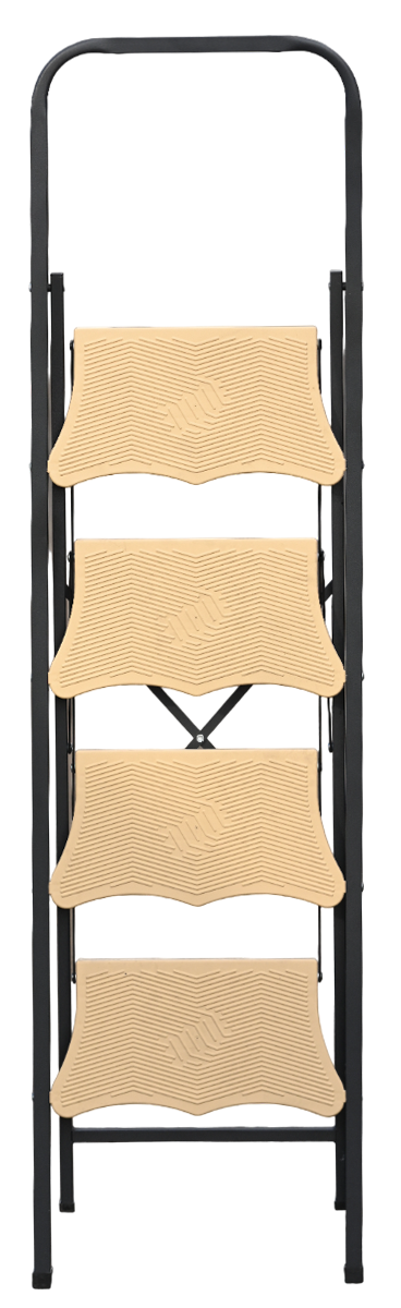 Стремянка c широкими пластиковыми ступенями ALUMET MKP 804 - Вид №6