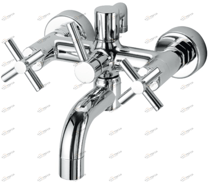 Fir Italia Смеситель для ванны наружный настенный из латуни Cora 35 sun-id-1406482