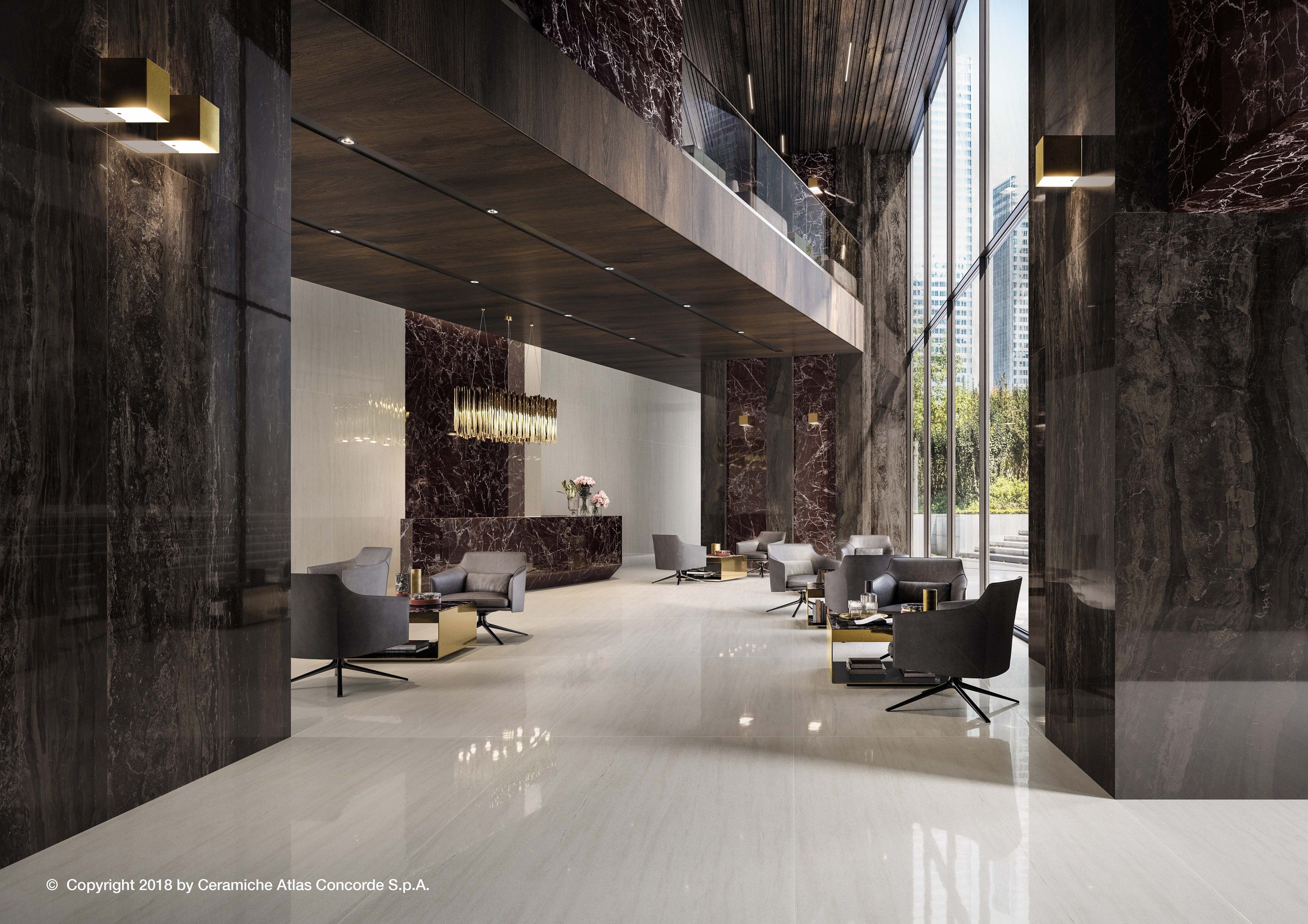 Пол из керамогранита с мраморным эффектом Atlas Concorde Marvel Edge ARCH-00074519 - Вид №23