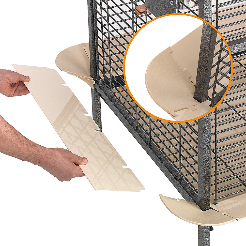 Т0041615 Вольер для птиц EXPERT 70 для крупных попугаев 94,5x81x156см FERPLAST  - Вид №3