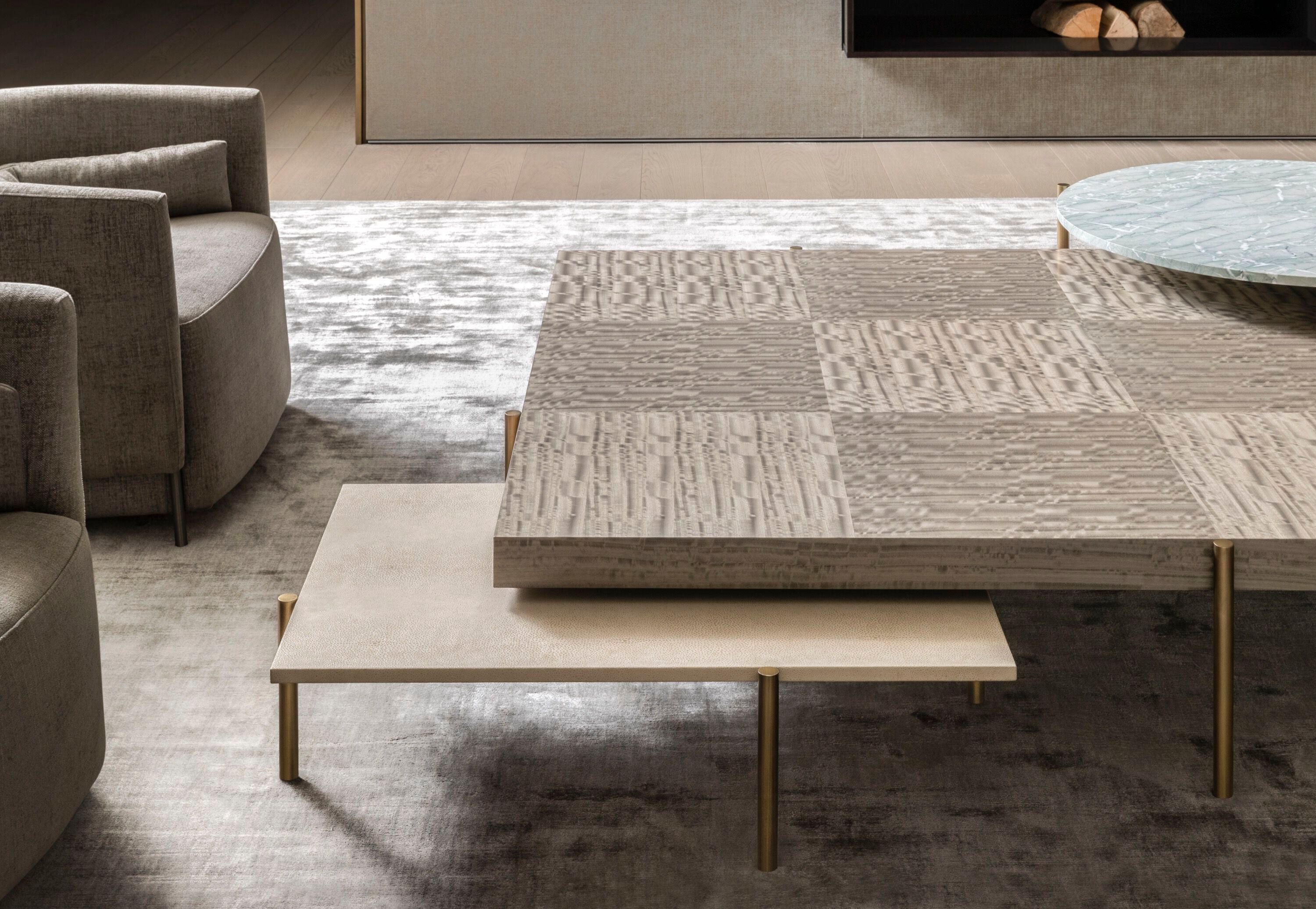 Круглый мраморный журнальный столик OAK Metronome ARCH-00102107 - Вид №13