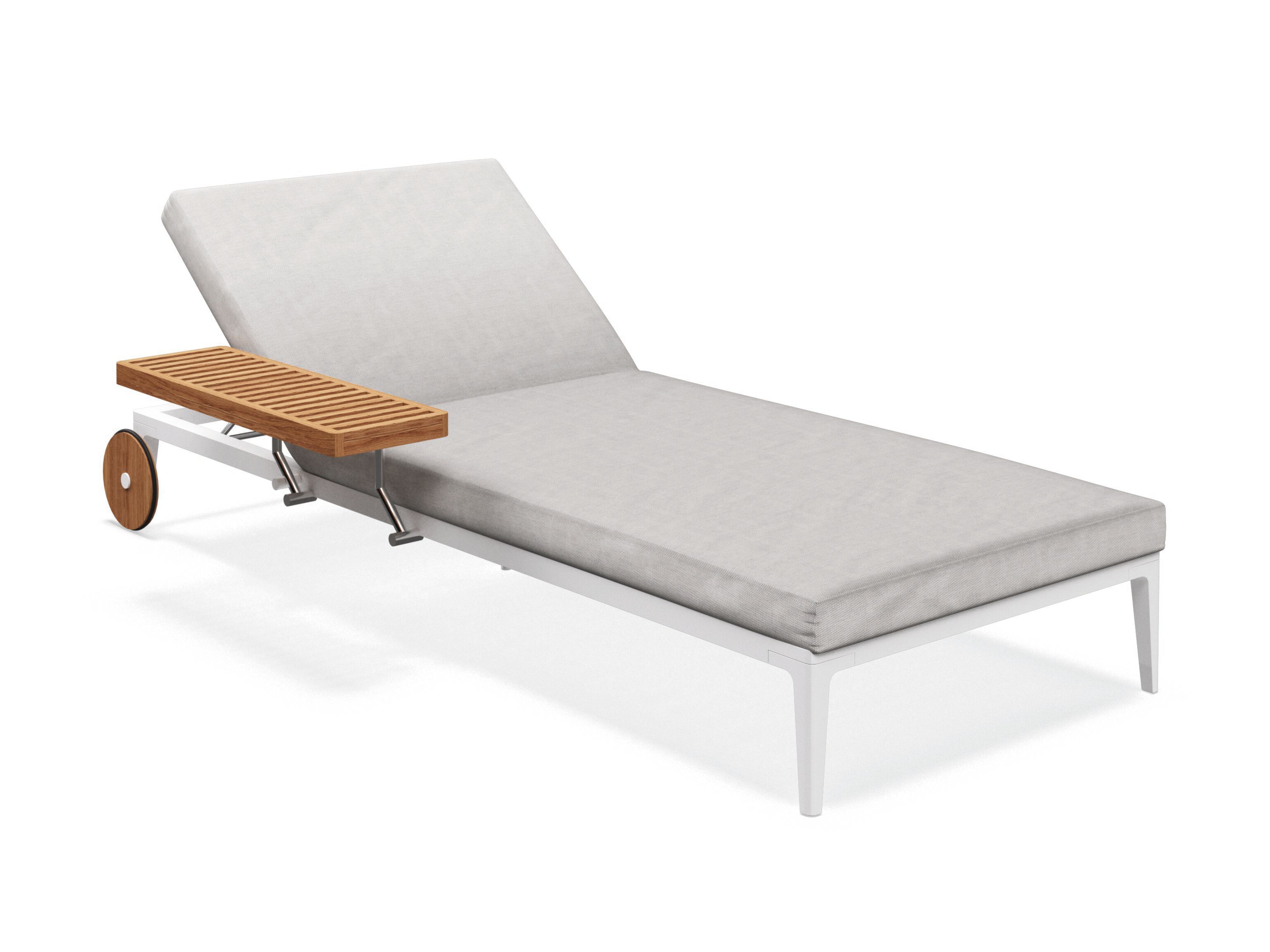 Тканевая откидная Садовая кровать с колесами Gloster сетка ARCH-00081101 - Вид №1