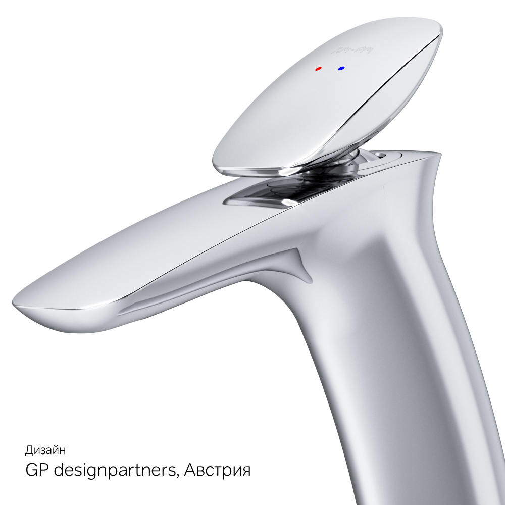 F70A92000 Spirit V2.0 смеситель д/умывальника высокий хром шт AM.PM Spirit 2.0  - Вид №8