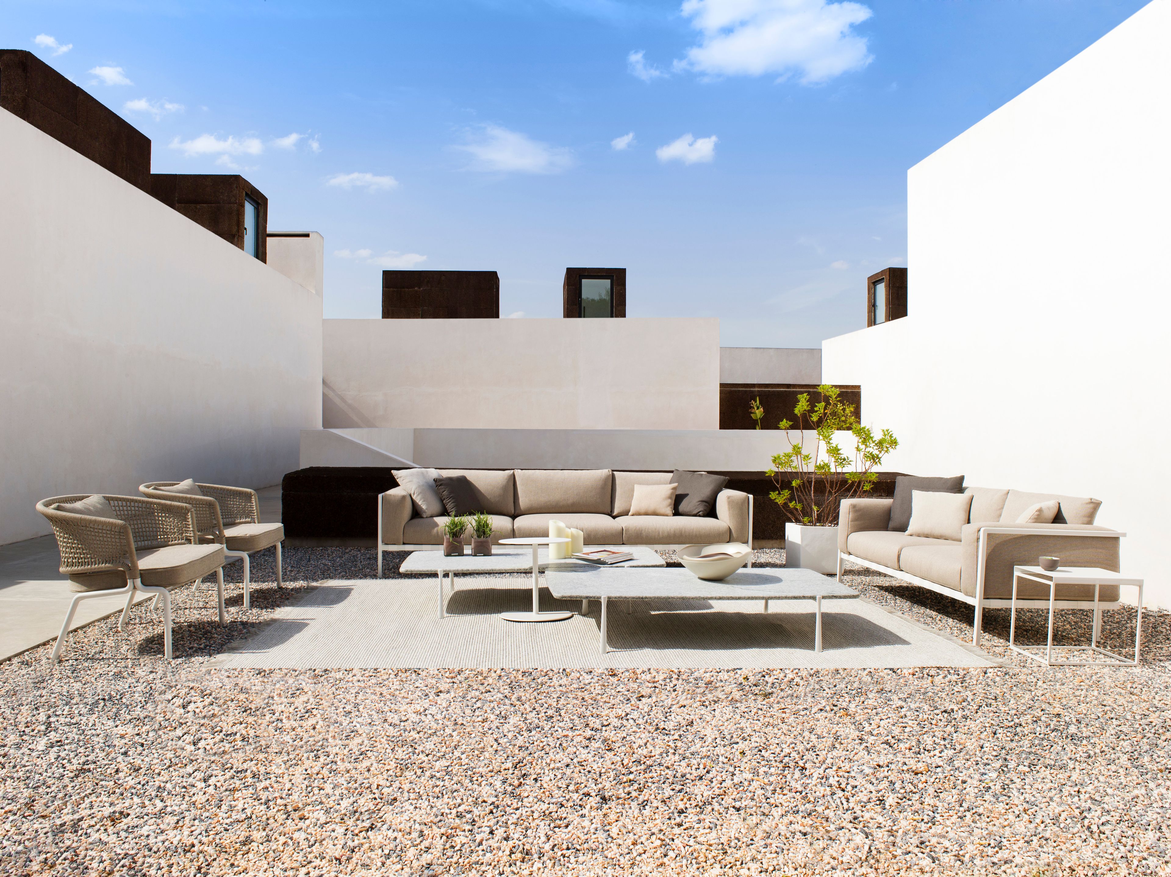 Веревочный садовый стул с подлокотниками TRIBÙ CTR ARCH-00102241 - Вид №3