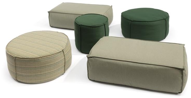 MANUTTI Прямоугольный садовый пуф из ткани Touch Fs-thpf112 - Вид №5