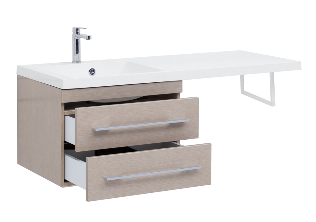 Тумба с раковиной Aquanet Нота 120 L светлый дуб 0017148500239565 - Вид №11