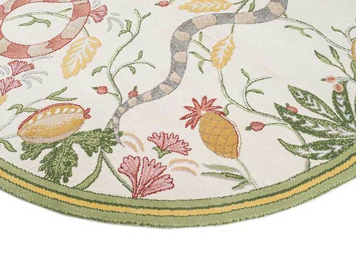 Бамбуковый Шелковый круглый ковер ручной работы Jaipur Rugs Jardins du Monde ARCH-00041735 - Вид №3