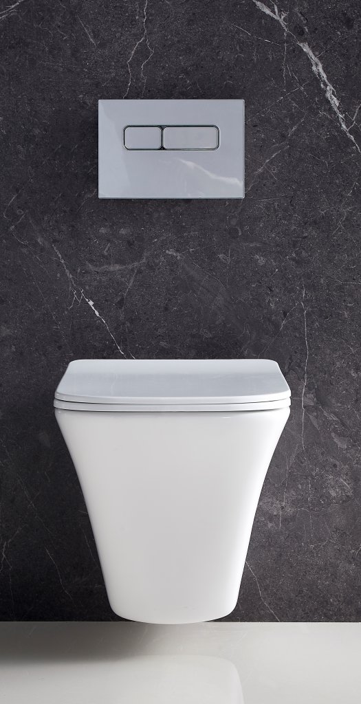 Унитаз подвесной безободковый BelBagno MARMI Подвесной унитаз настенный Белый BELBAGNO  Китай  - Вид №1