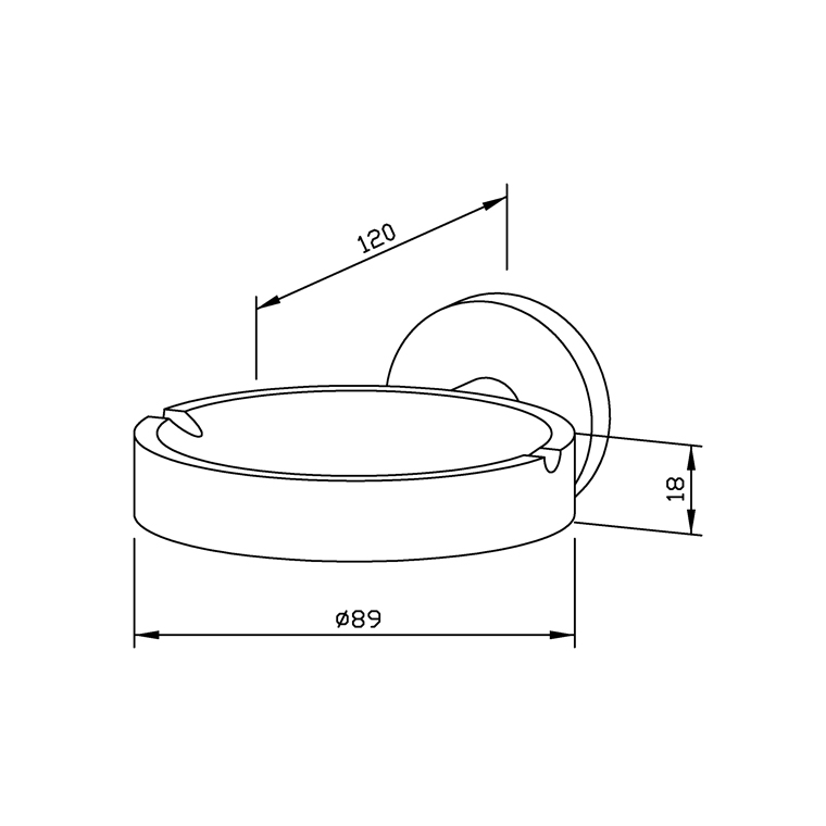 700211 Пепельница AC211 WAGNER_EWAR A-LINE Wagner Ewar  - Вид №1