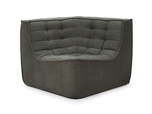 Угловое кресло из переработанного материала