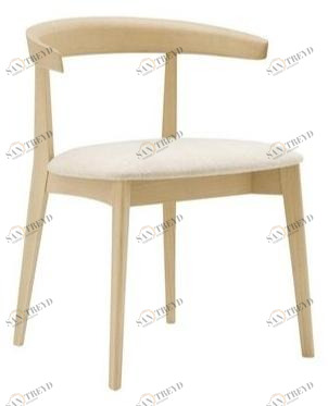 Andreu World Деревянный стул со встроенной подушкой Carola Si0906