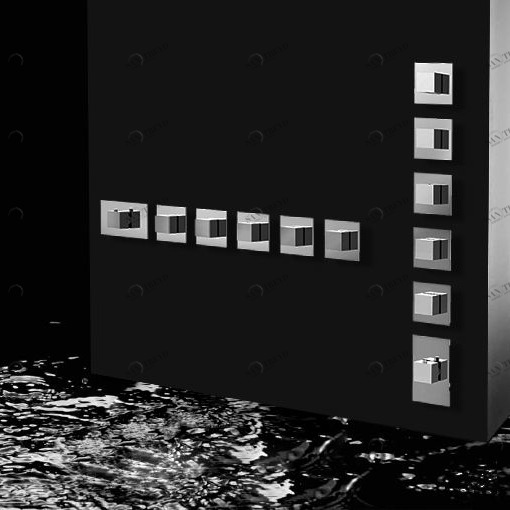 Душевая система термостатическая 7MODTM51-EST Geda Nextage Mode скрытого монтажа 7MODTM51EST