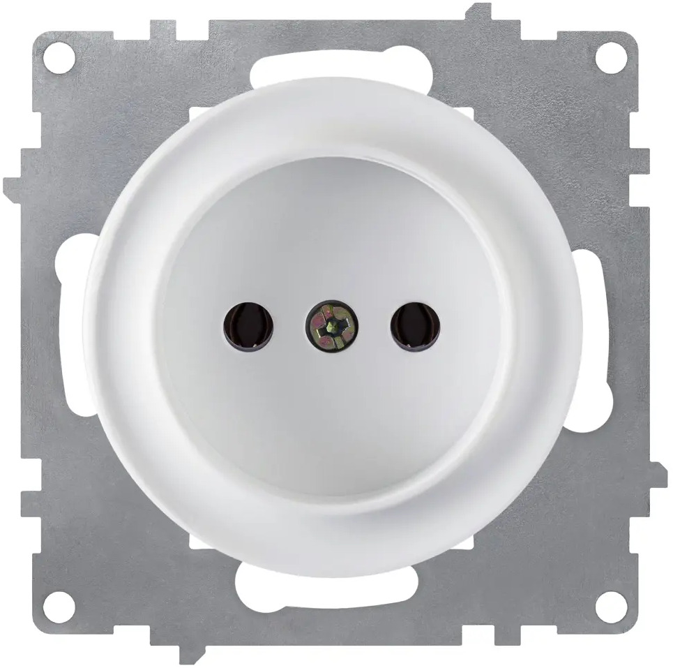 Розетка OneKeyElectro Florence без заземления для классических интерьеров 82126960