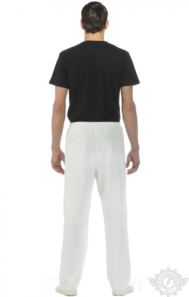 66058 Брюки "Снежок" белые  Медицинская одежда  размер 44 Спецодежда  - Вид №7